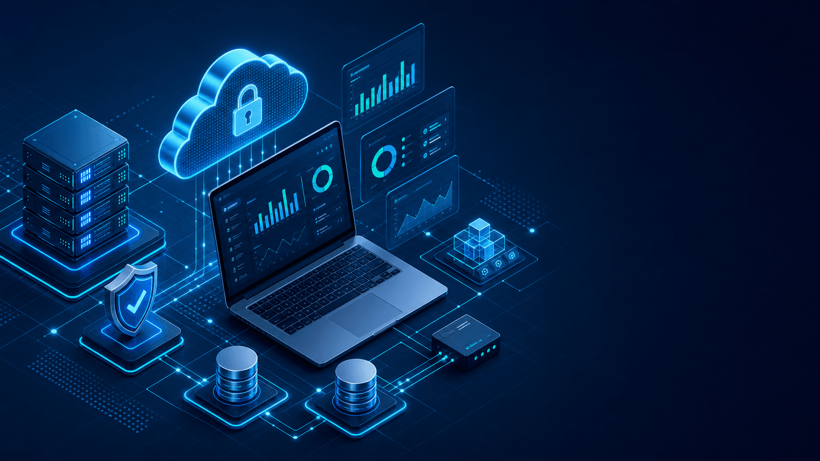Secure cloud financial infrastructure, analytics and connected systems