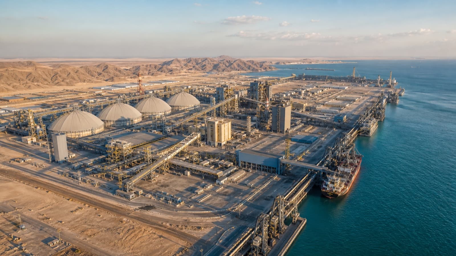 Ras Al Khair Industrial City business and industrial landscape