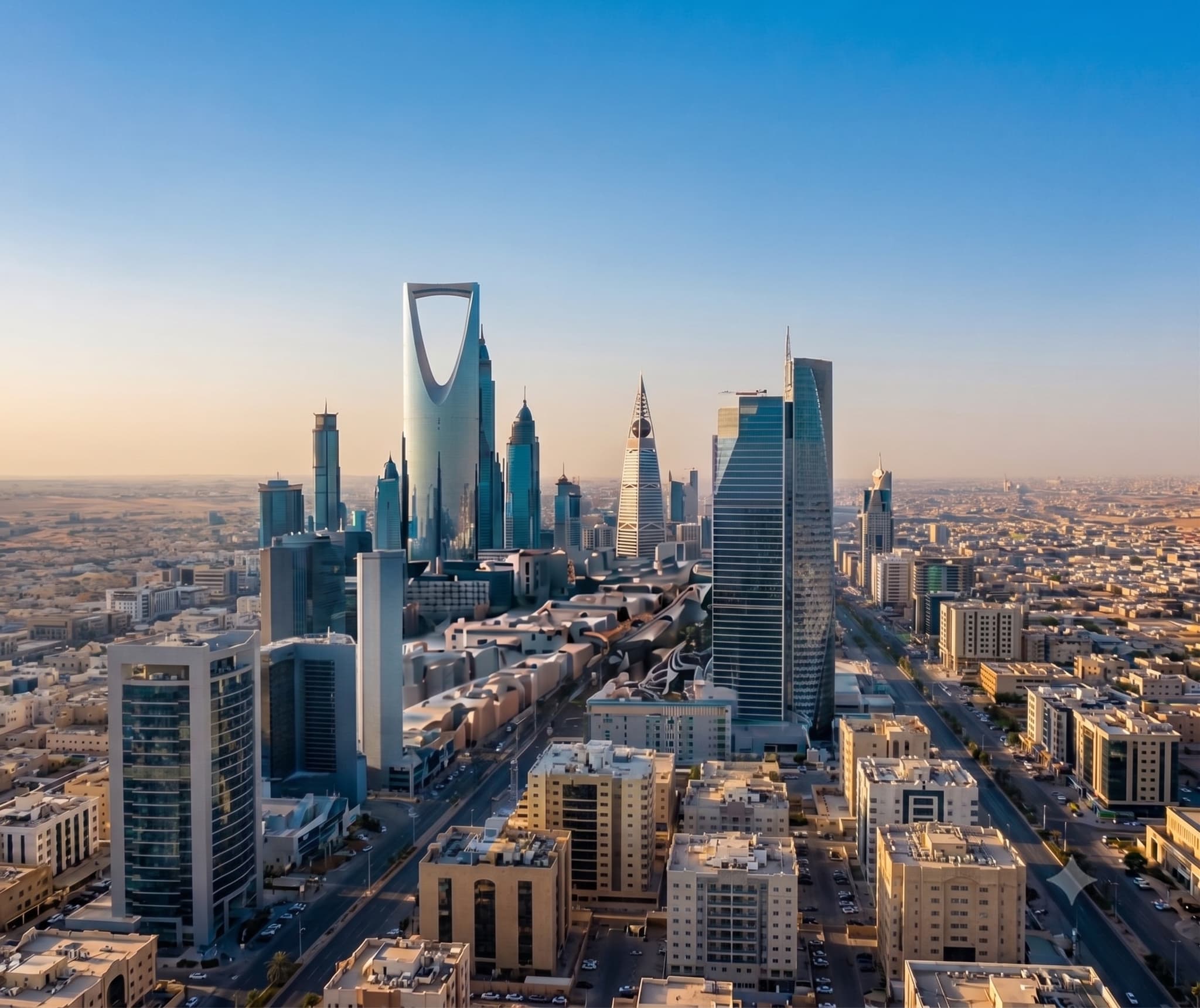 Riyadh skyline panoramic view